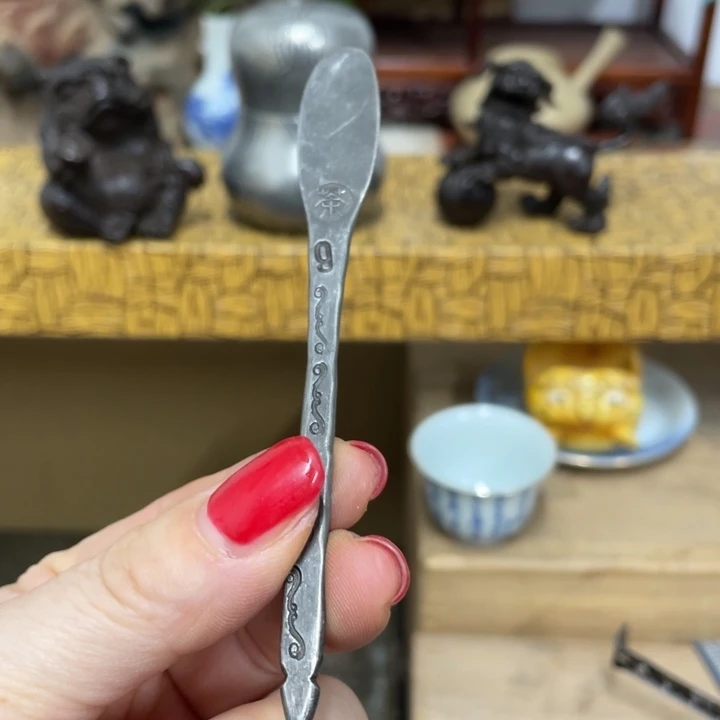 锡中古艺术品摆件