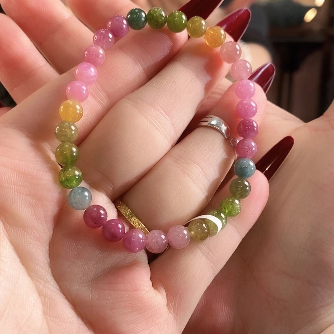 手链碧玺未镶嵌G2043单圈多样性发1