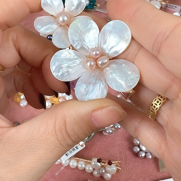 未镶嵌淡水珍珠发饰