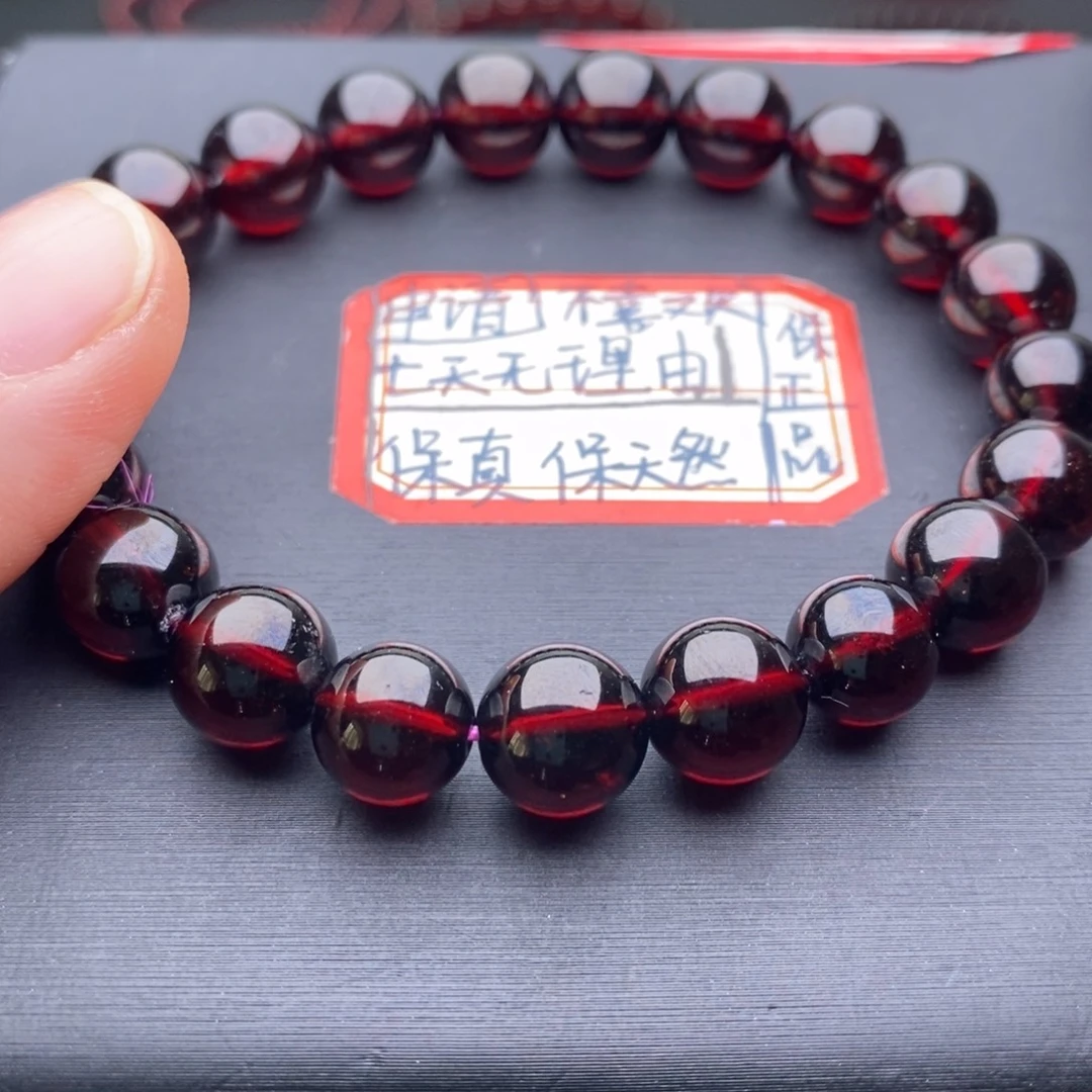 手链未镶嵌石榴石9毫米喜欢完美勿拍