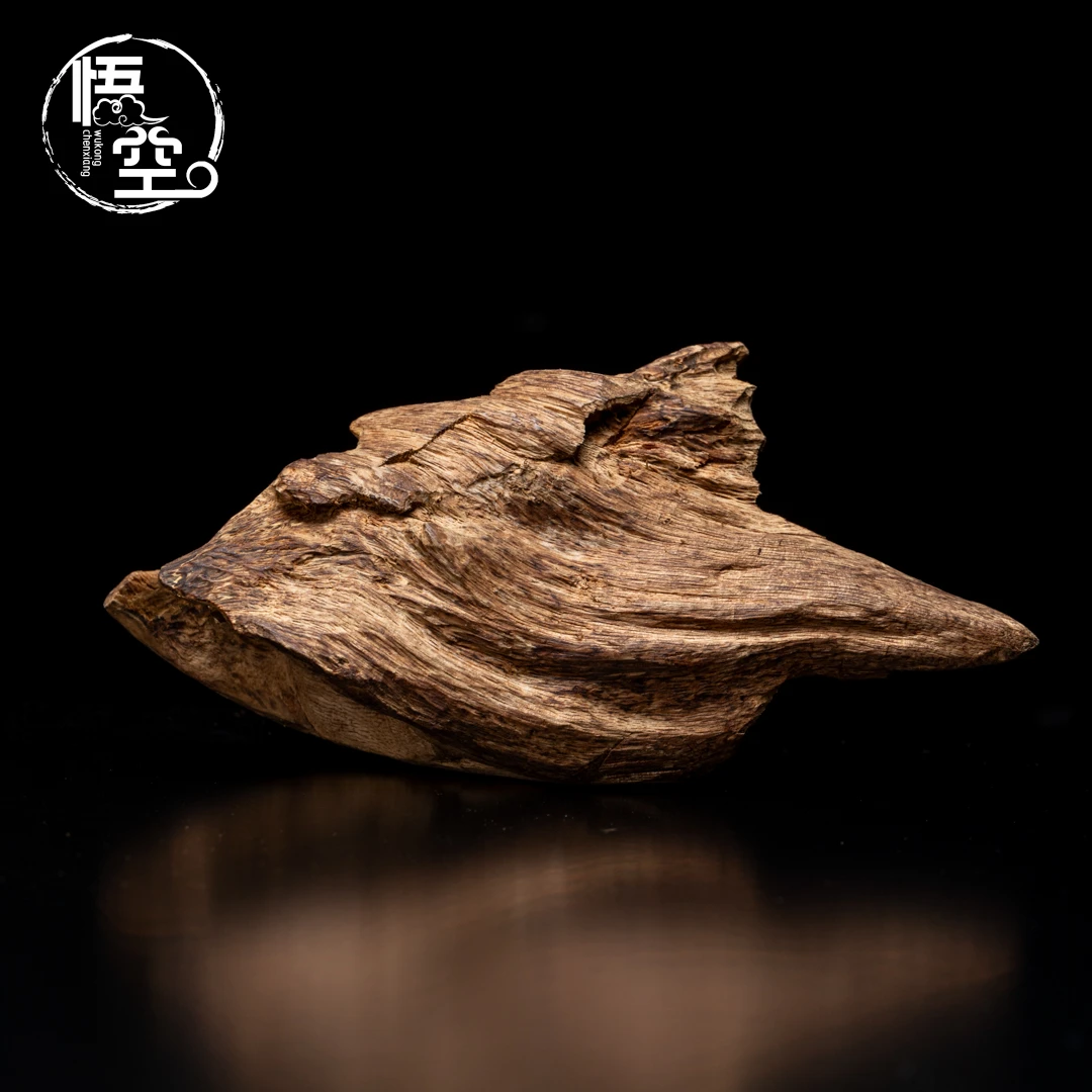 沉香【独占鳌头】柬埔寨菩萨棋瘤疤 123g+ 收藏级原料摆件 沉香摆件