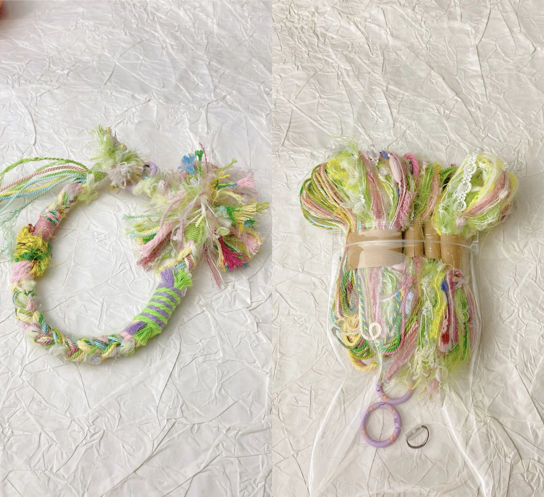 手机挂绳 包包挂绳材料包DIY两用款（含线材，含配件）送教程