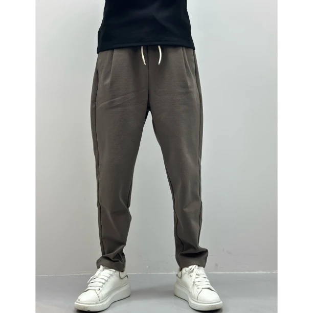 【2650】韩版高端秋冬直筒垂感男士卫裤休闲百搭通勤潮流宽松直筒裤
