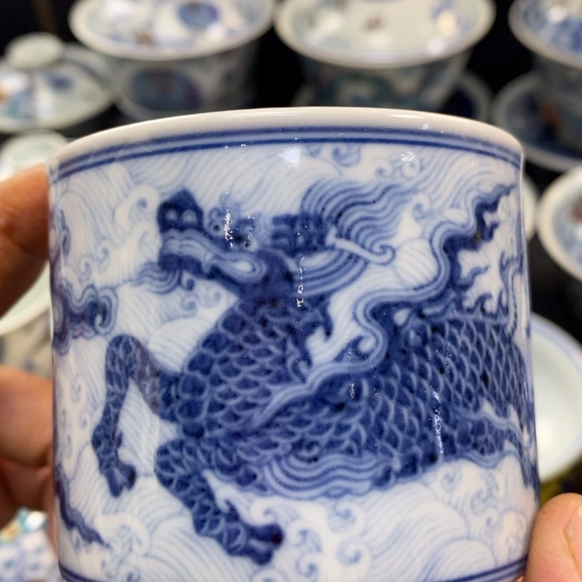 【闪购商品】景德镇青花主人杯