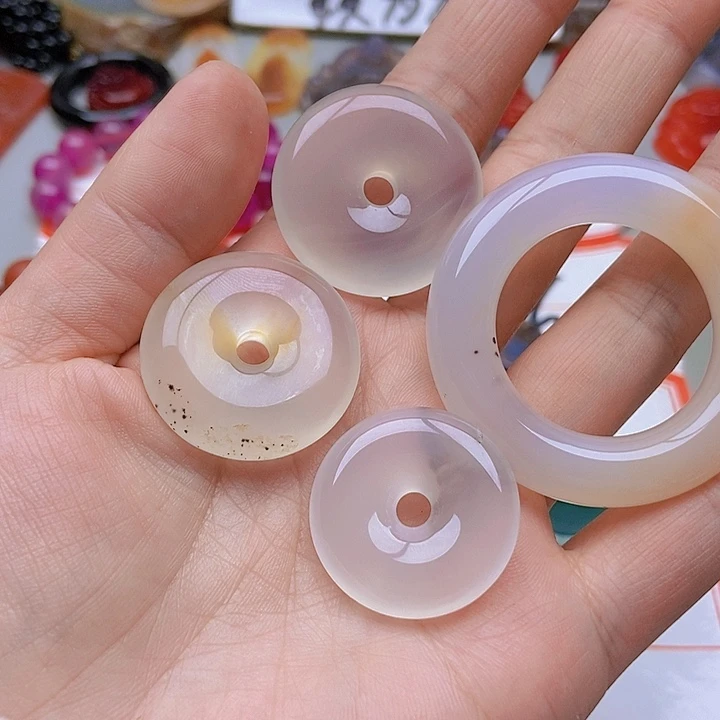 【闪购商品】未镶嵌玛瑙/玉髓珠宝半成品起**了