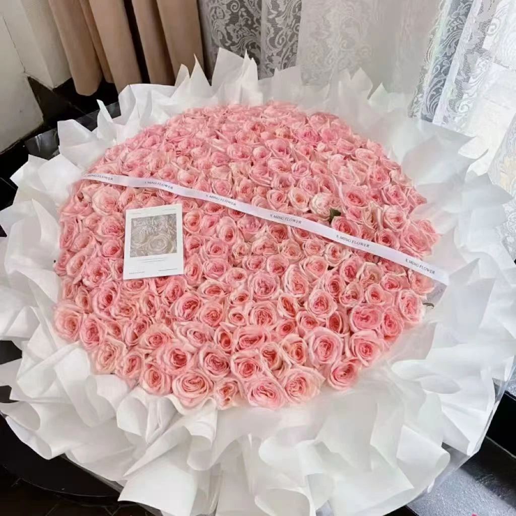 【199朵永生花】超大玫瑰香皂花七夕情人节送老婆女友节日惊喜礼物