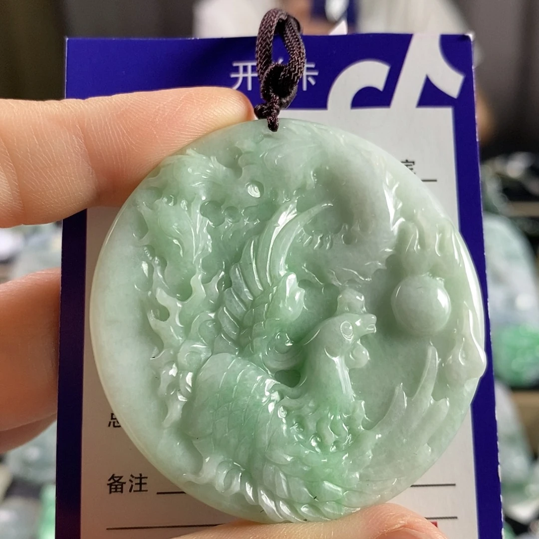 颈饰未镶嵌翡翠吊坠