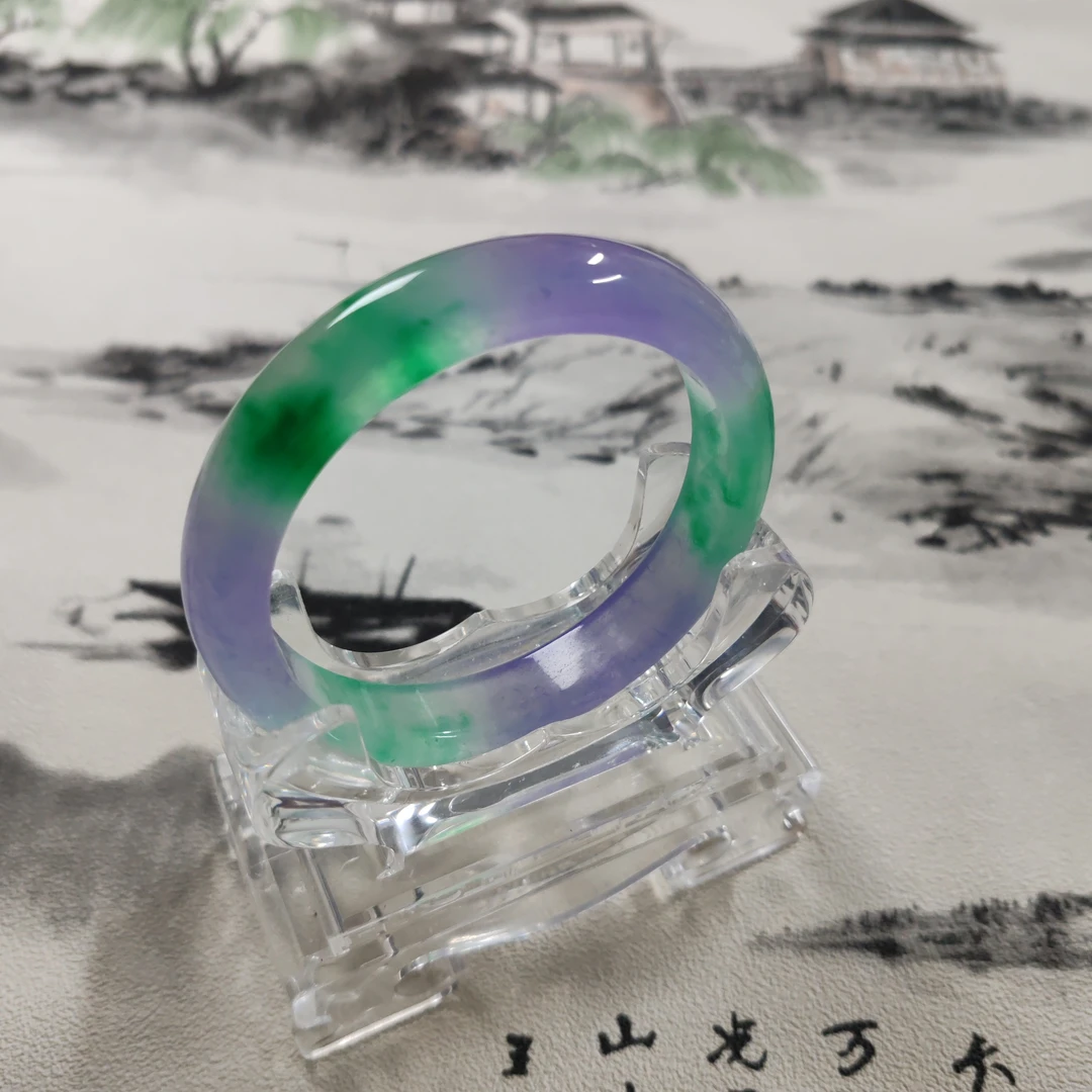 sz紫绿精美手镯百搭气质轻奢