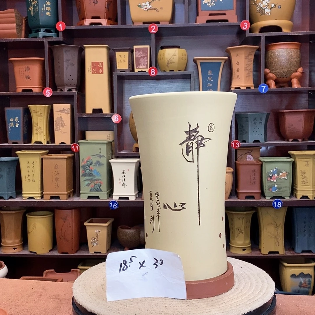 紫砂花盆紫砂花盆