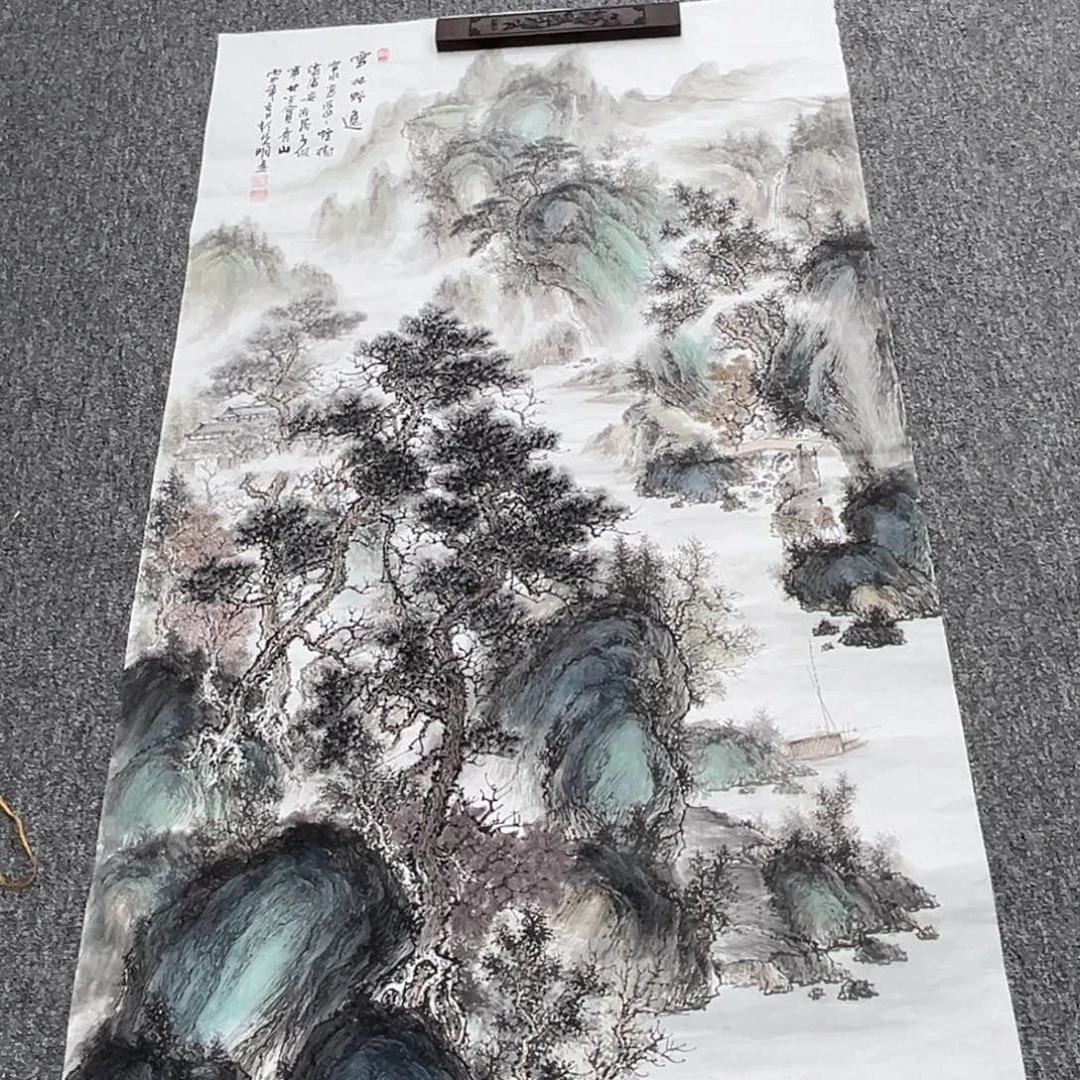 国画卖字画的小老板