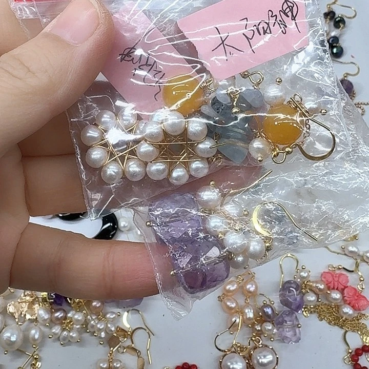 淡水珍珠吊坠银S925镶嵌