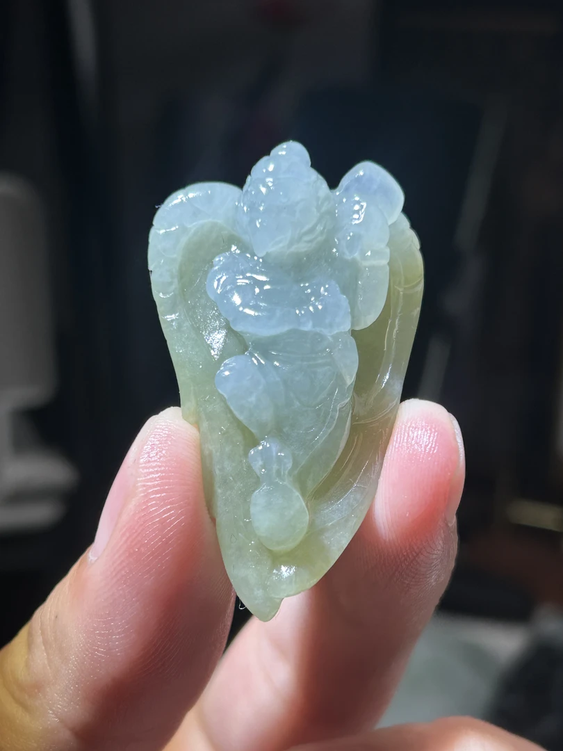 天然缅甸A货翡翠毛货买断需抛光