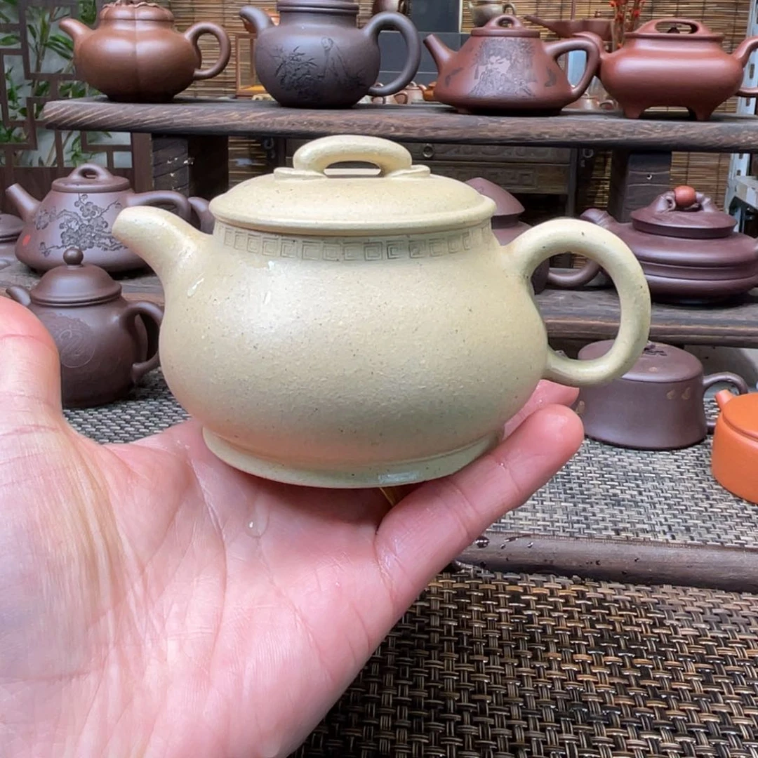 紫砂茶壶宜兴原矿紫砂手工制200