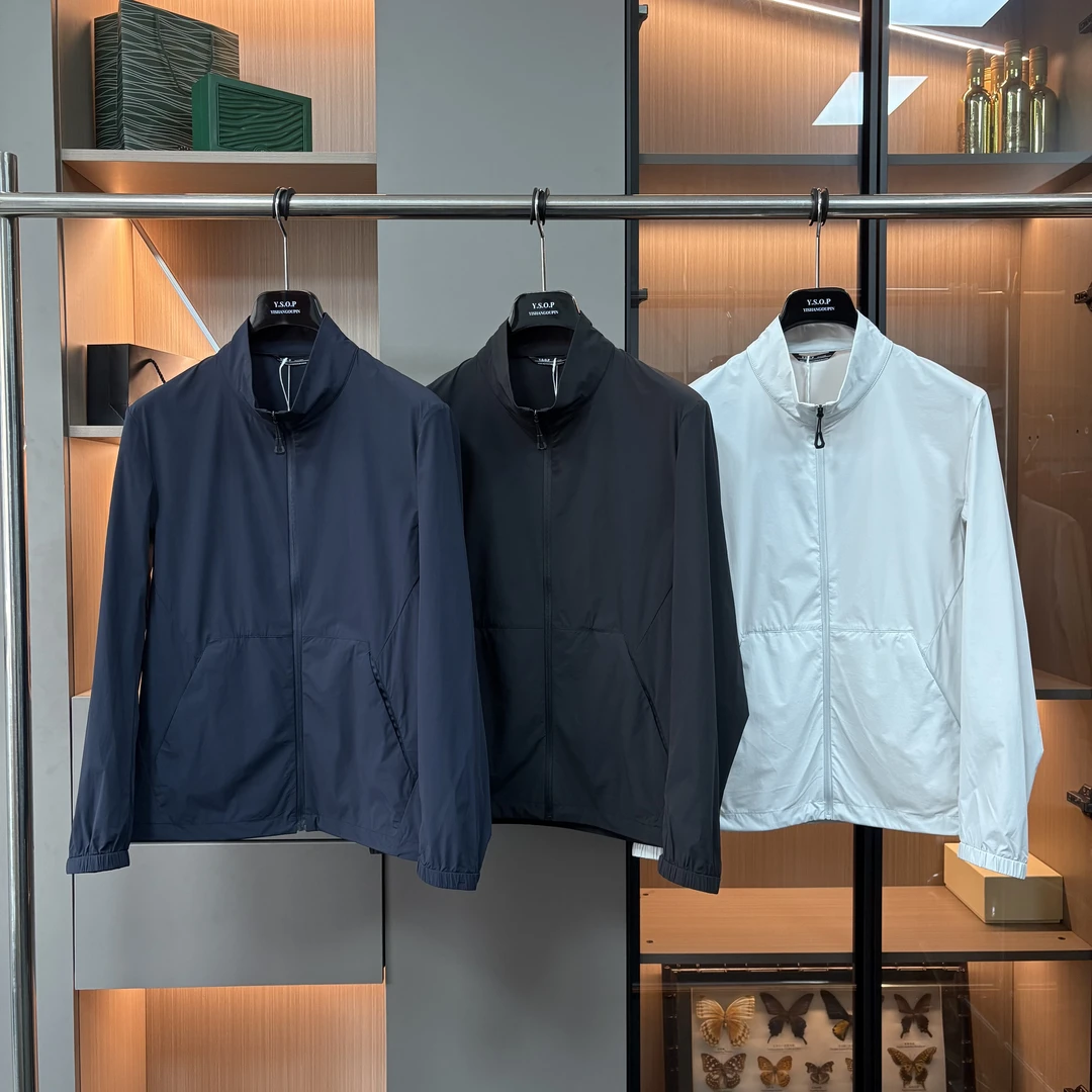 【YSOP专属】639新款立领男装夏季休闲百搭轻薄防晒轻奢高定外套
