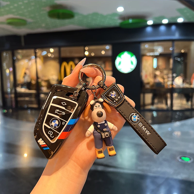 适用宝马钥匙套5系3系7系刀锋530壳x1x3x5x7包三系325车男女赛道