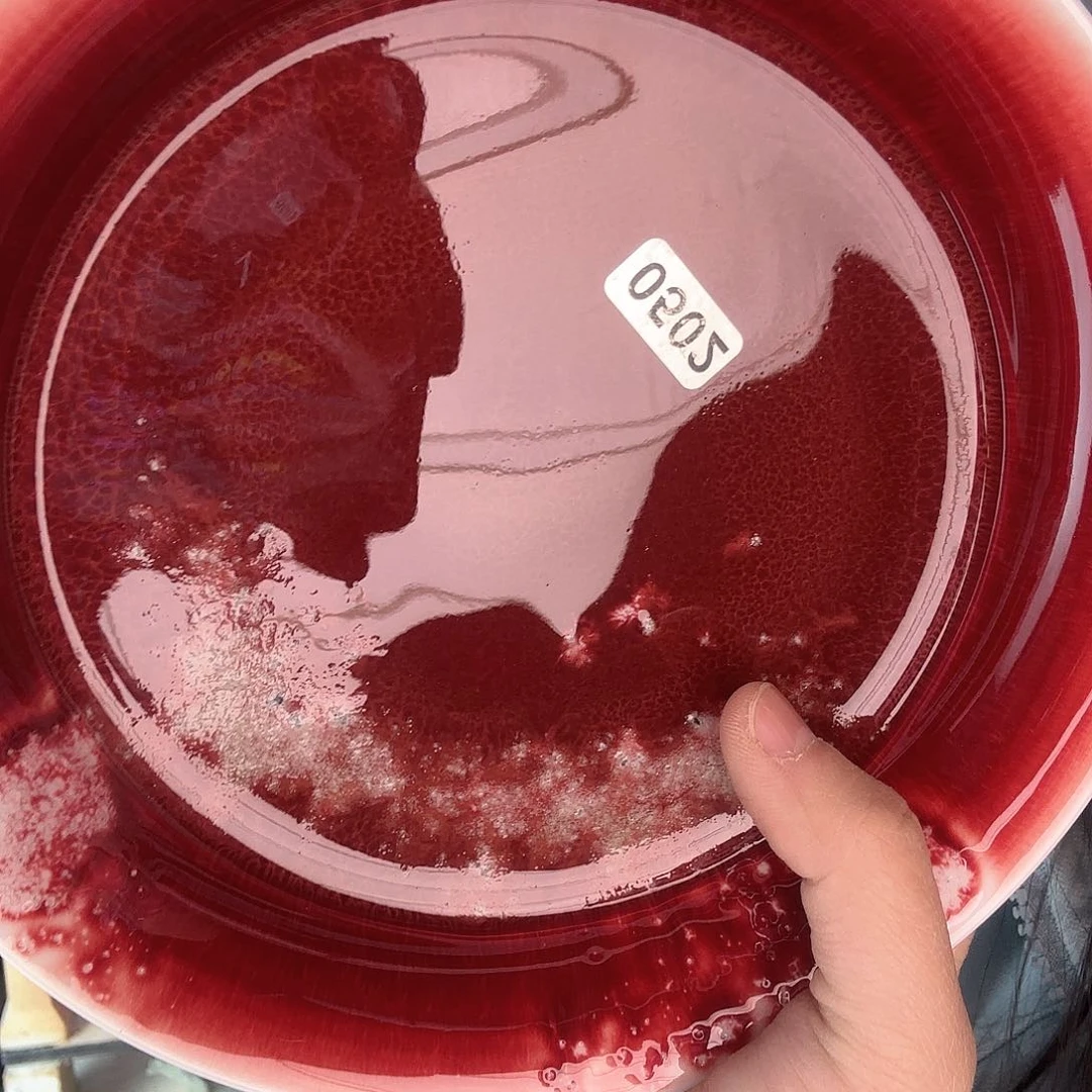 瓷片景德镇郎红陶瓷