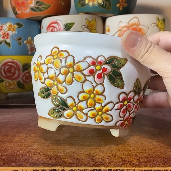 外14内13高10.5左右，纯手工制作，一单包邮