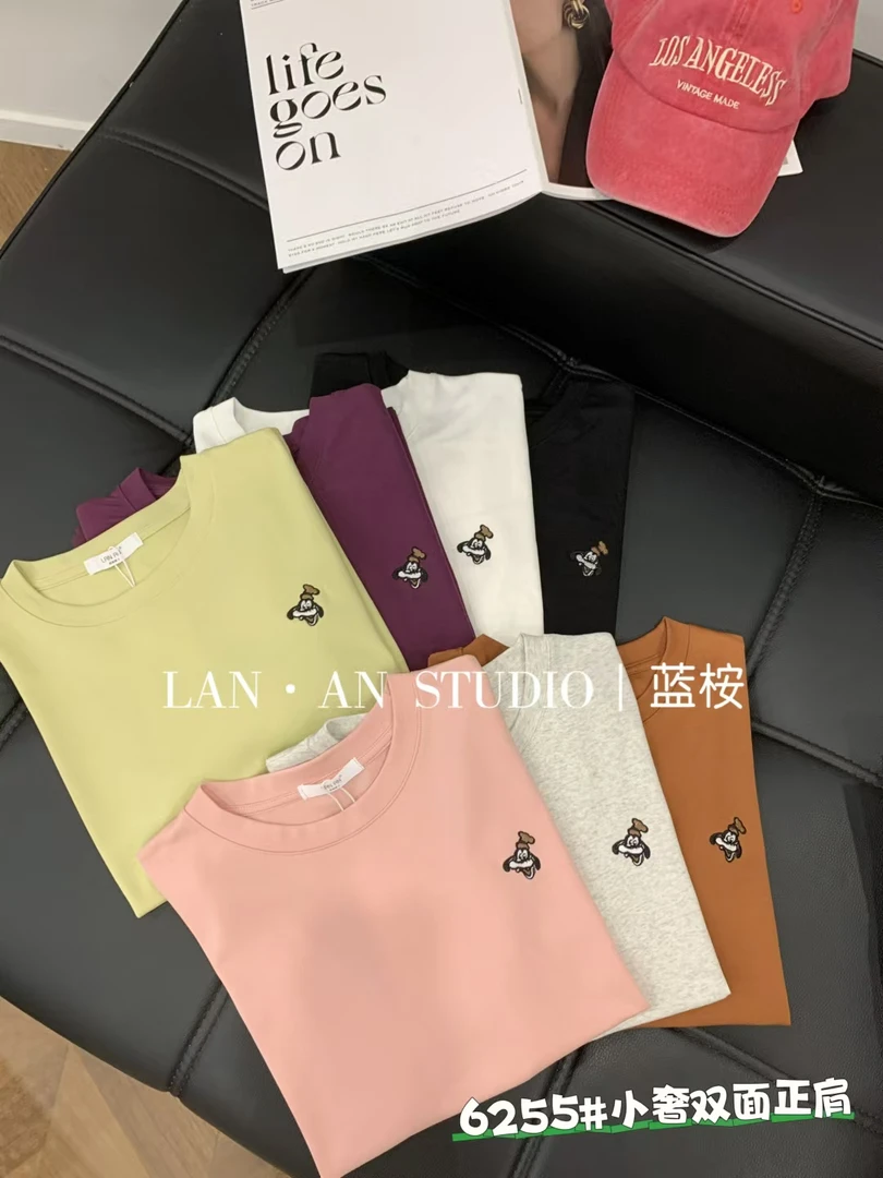 6255高飞双面春款正肩百搭时尚T恤