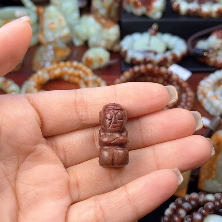 岫岩河磨玉（透闪石质玉）未镶嵌挂件