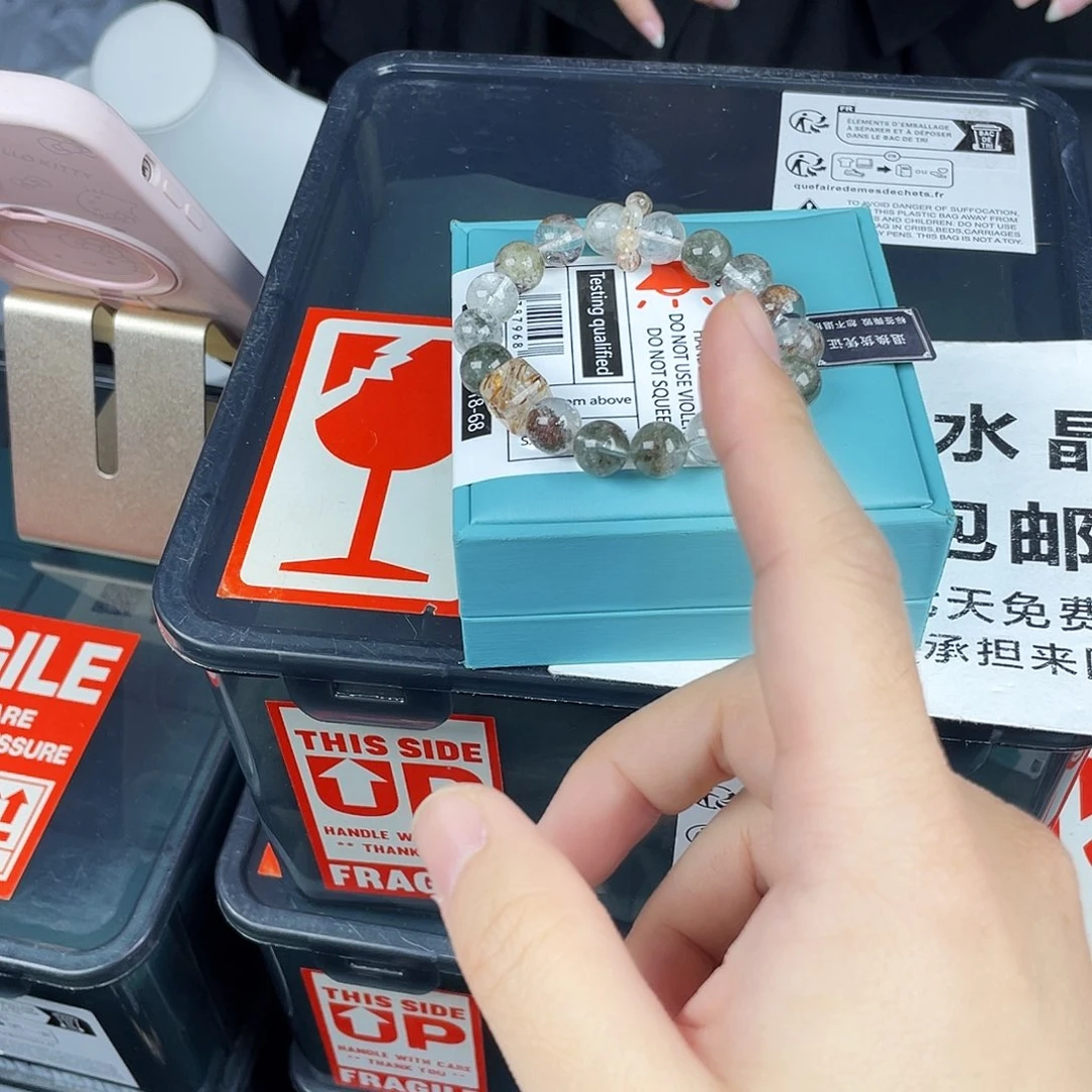 水晶银S925镶嵌手链