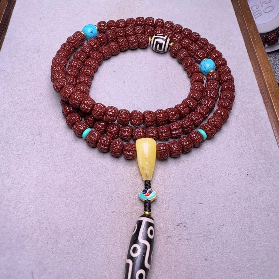 金刚菩提吊坠盘龙108