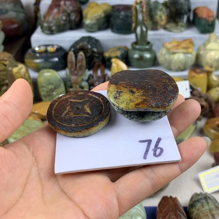 ****㊧岫岩河磨玉（透闪石质玉）未镶嵌珠宝奇石