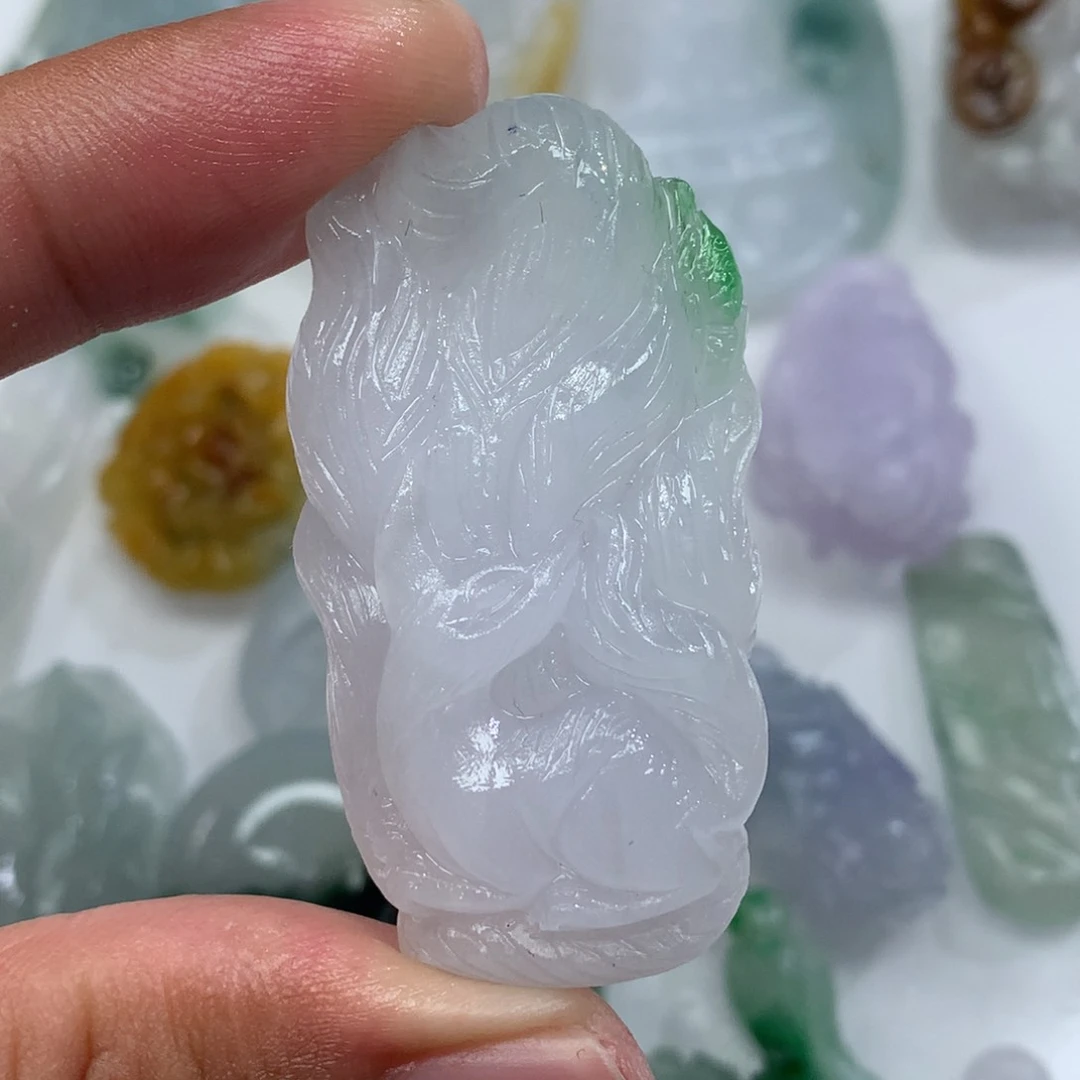 未镶嵌定制翡翠吊坠