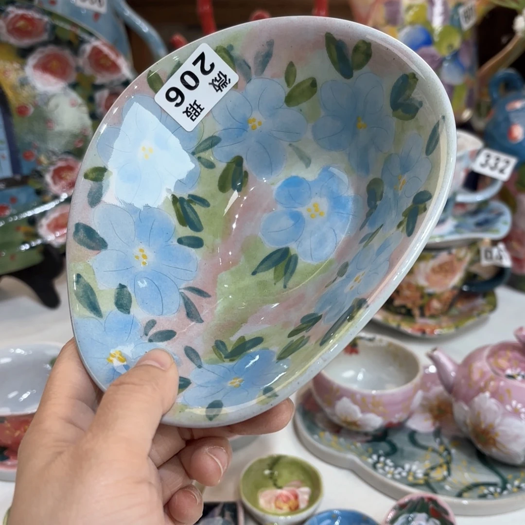 景德镇手绘高温釉下彩陶瓷茶具