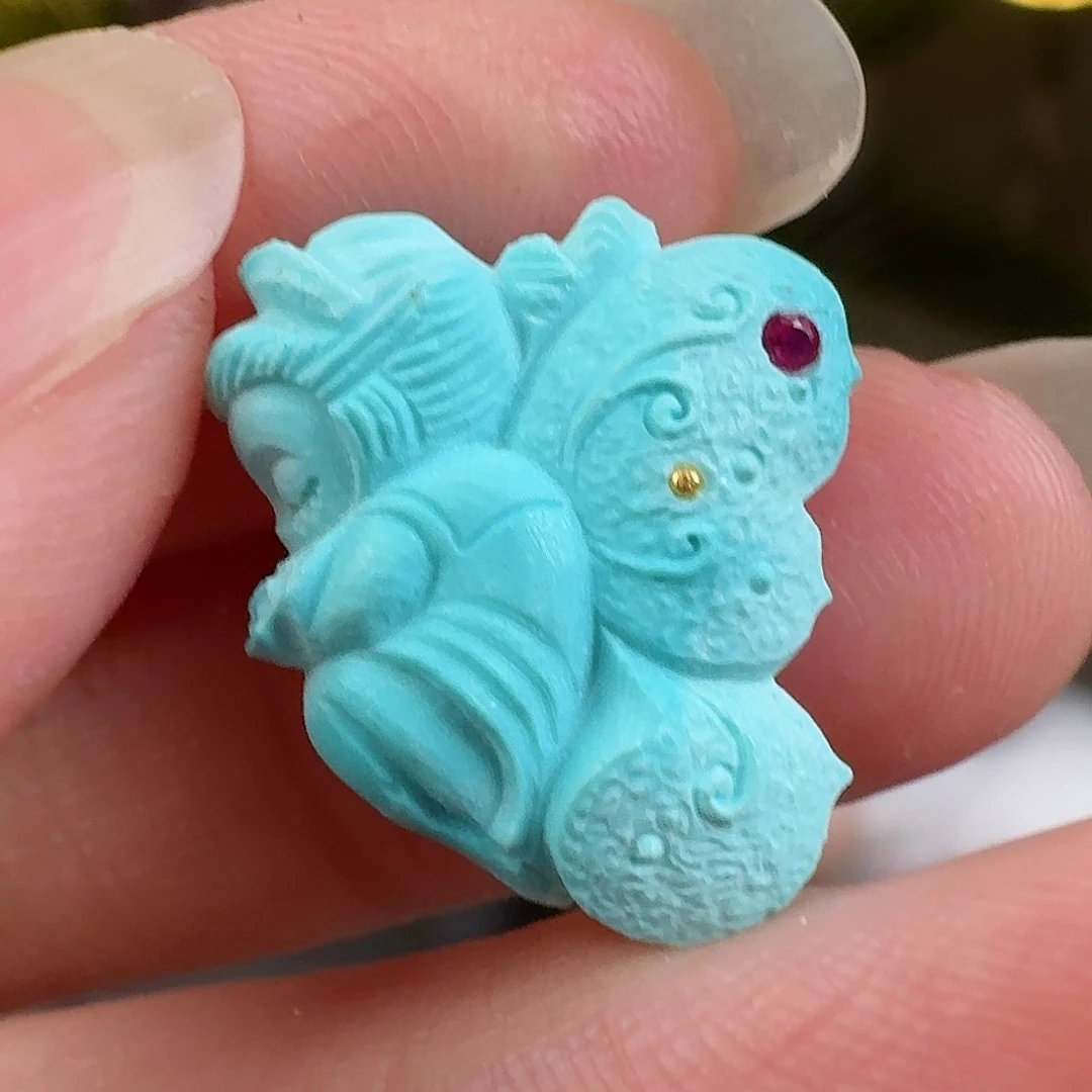 绿松石珠宝奇石未镶嵌