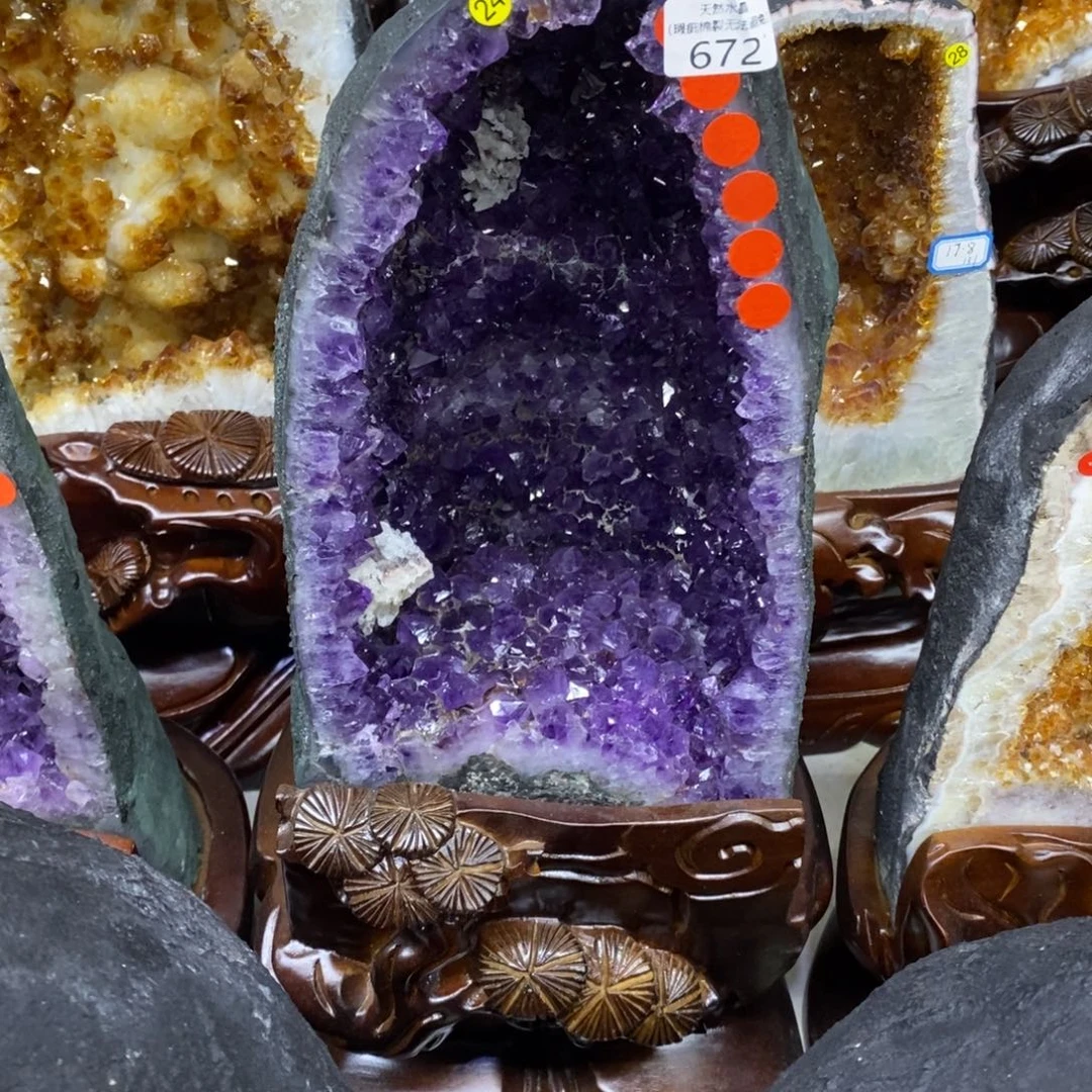 大型摆件（非配饰）未镶嵌紫晶小葛