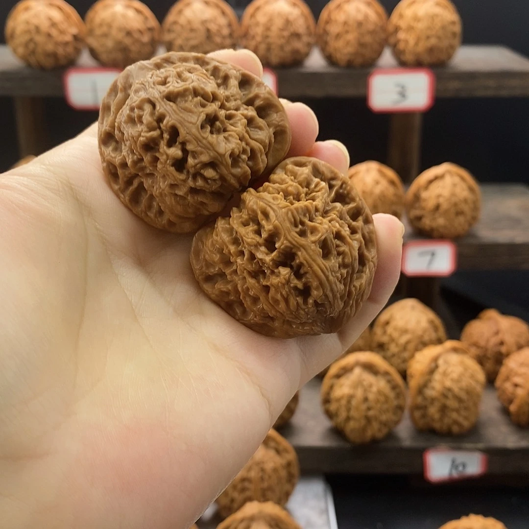 吊坠文玩核桃全品无修南疆石41尺寸核桃