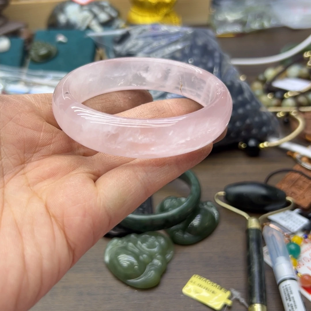 未镶嵌手镯水晶58.6圈围184瑕