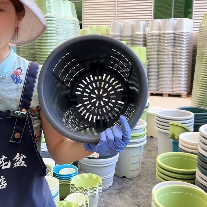 玫瑰盆280#灰黑色5个无托