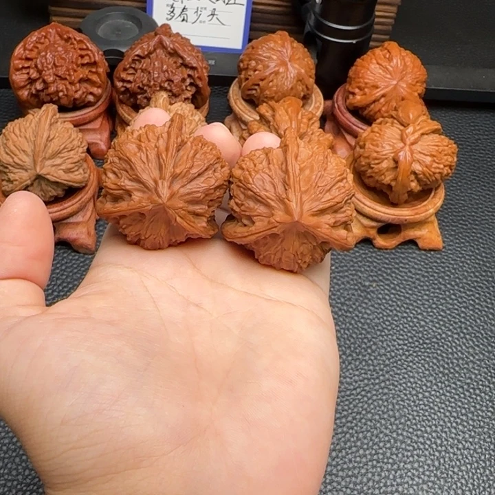 把件文玩核桃崔凯公子帽 39尺寸
