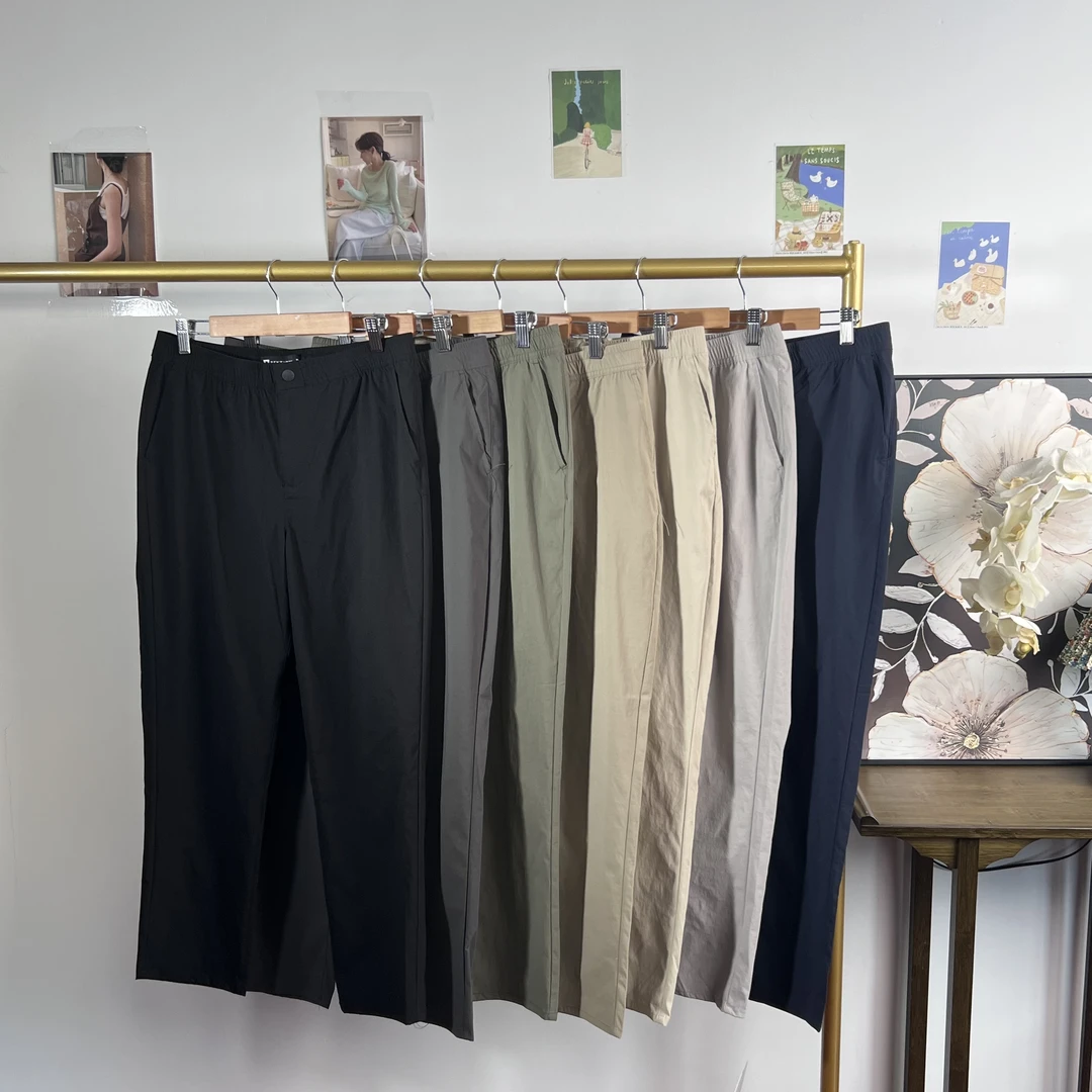 时尚裤子薄款长裤休闲裤春夏高腰商务西裤1806