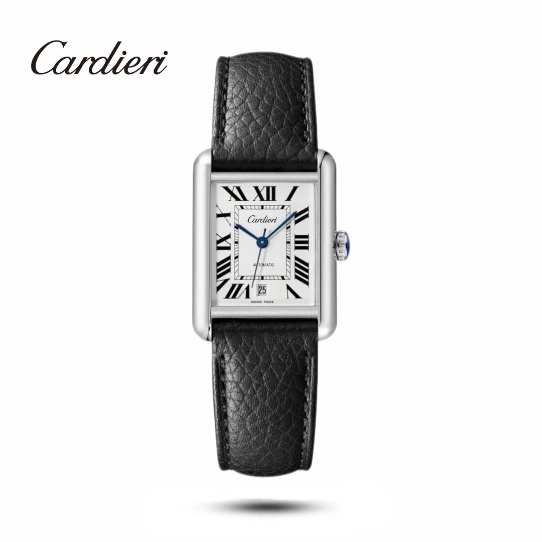 全新 Cardieri/坦克系列/新款中号/全自动机械/33MM/全套
