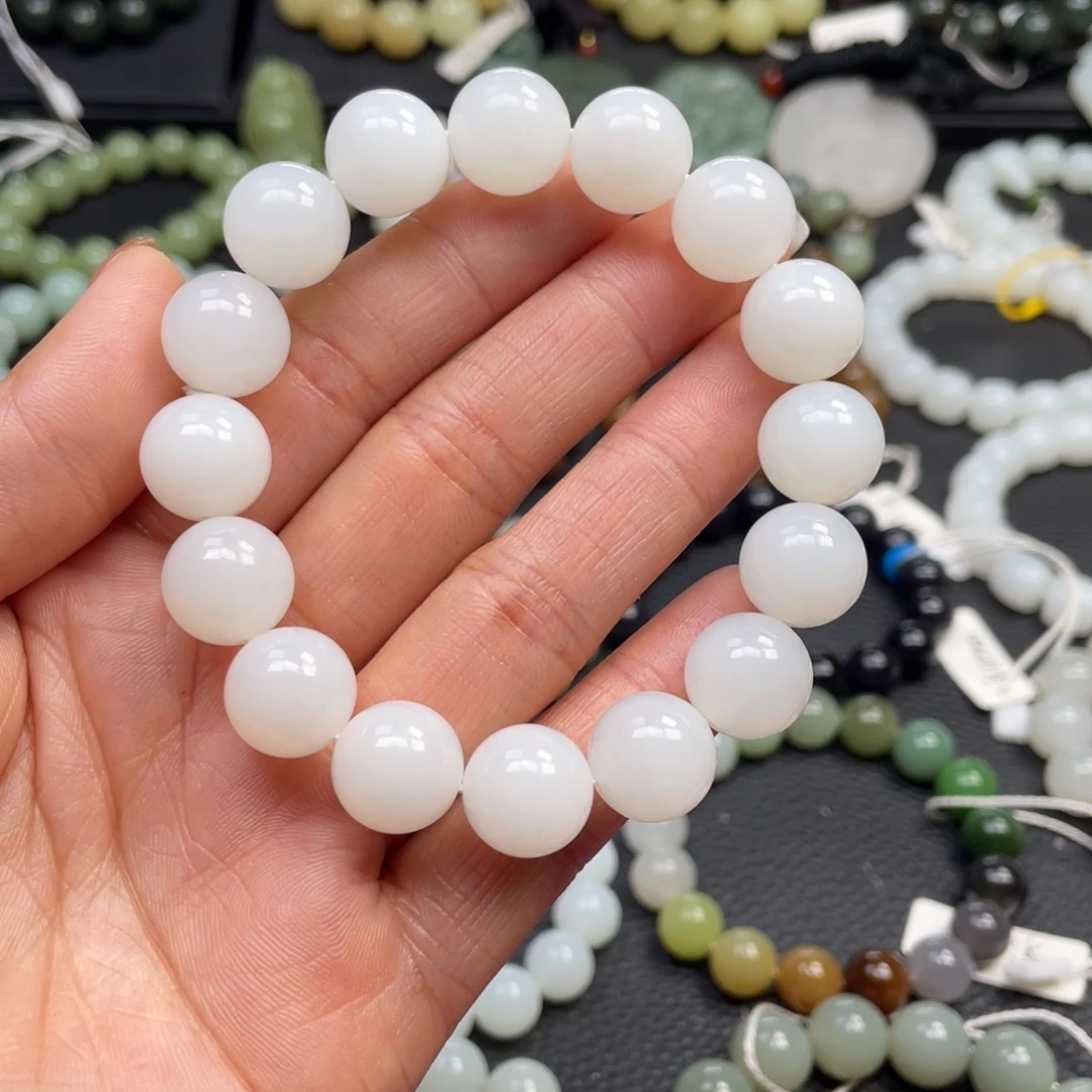 和田玉未镶嵌手链