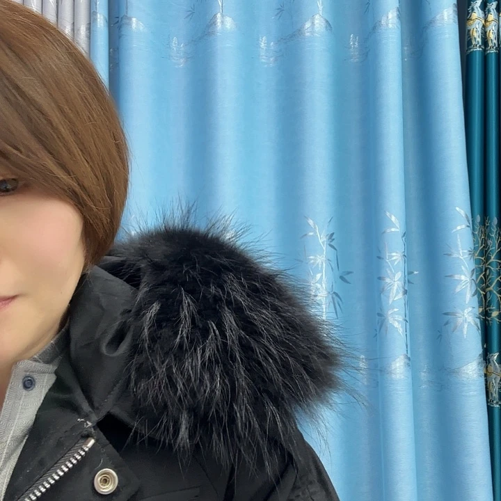 纱竹子蓝4米对开高2.7打孔