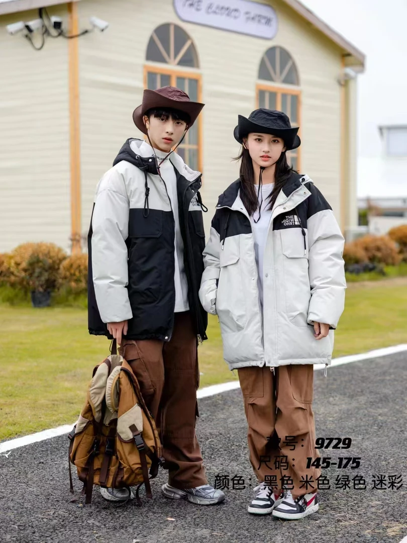 （9729黑色）中大童潮牌羽绒服