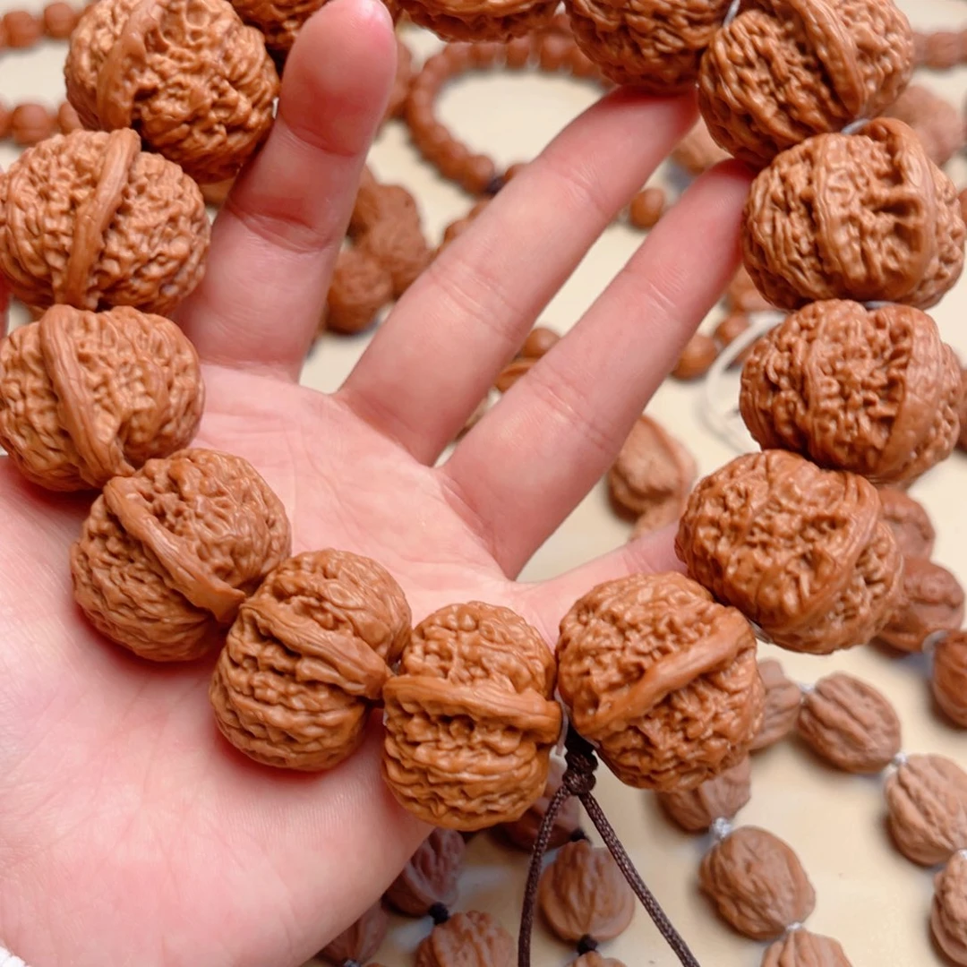 手串文玩核桃军**J白狮子