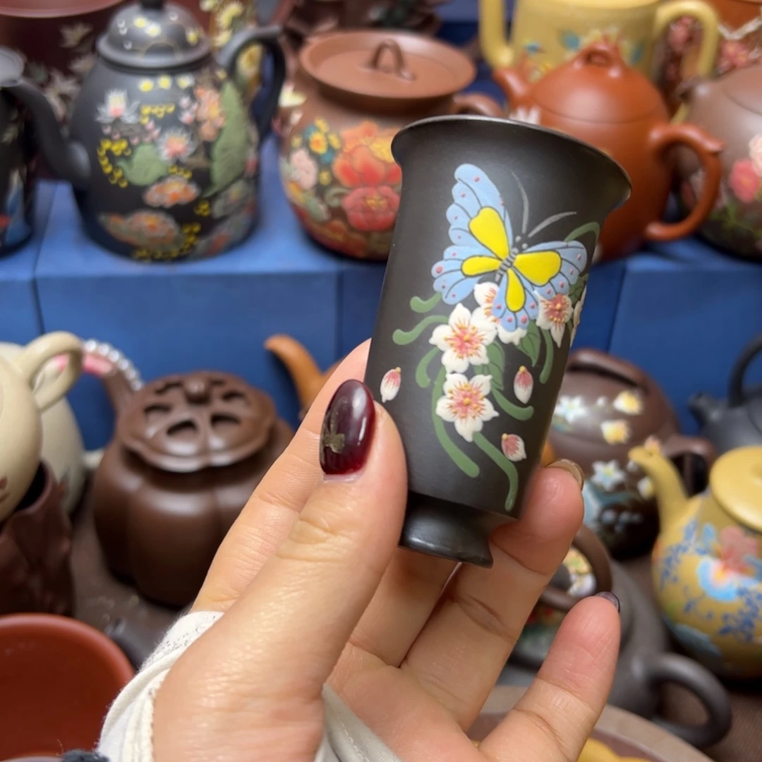 紫砂茶杯紫砂主人杯70cx