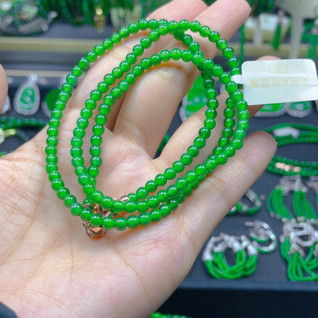 颈饰未镶嵌翡翠项链4