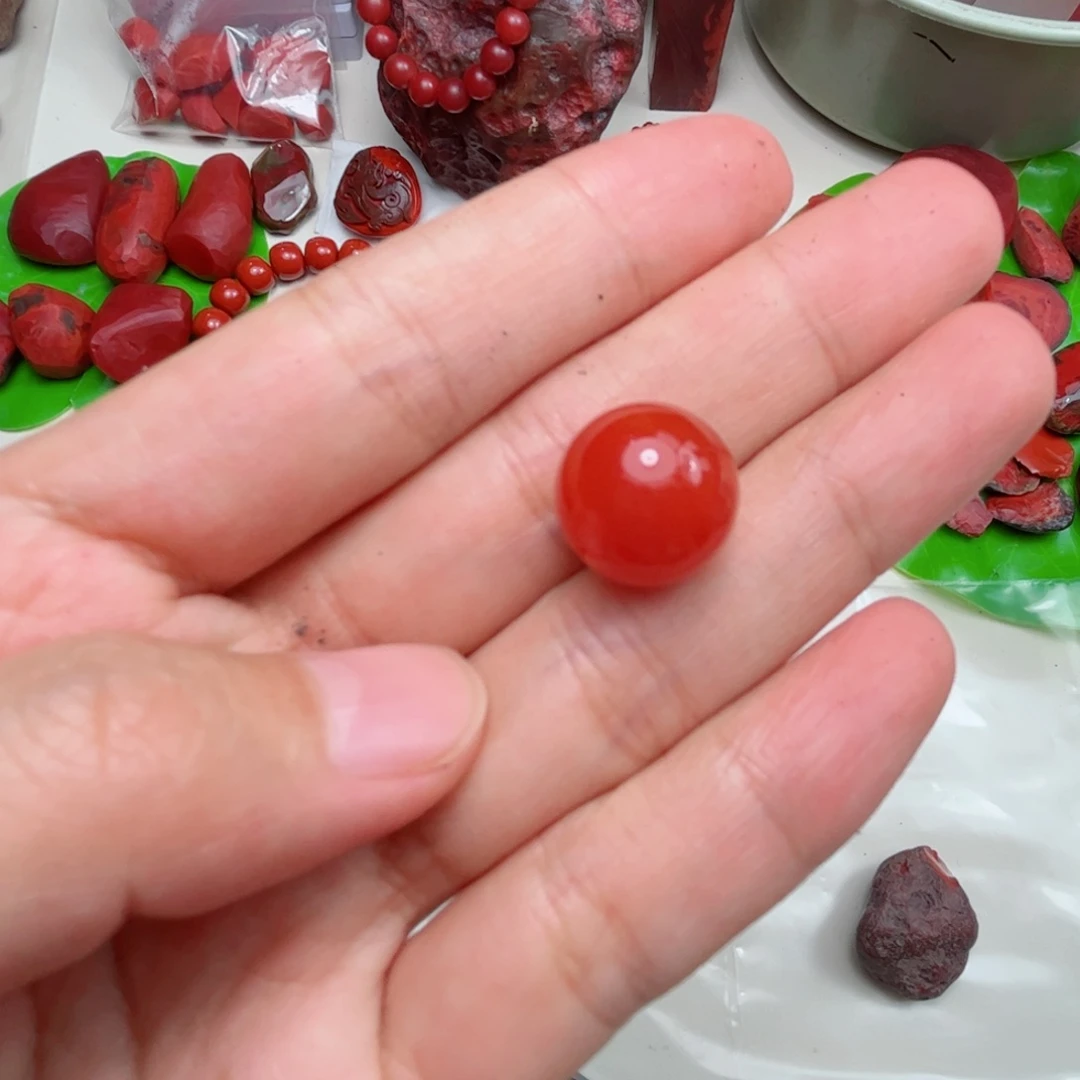 南红玛瑙未镶嵌珠子