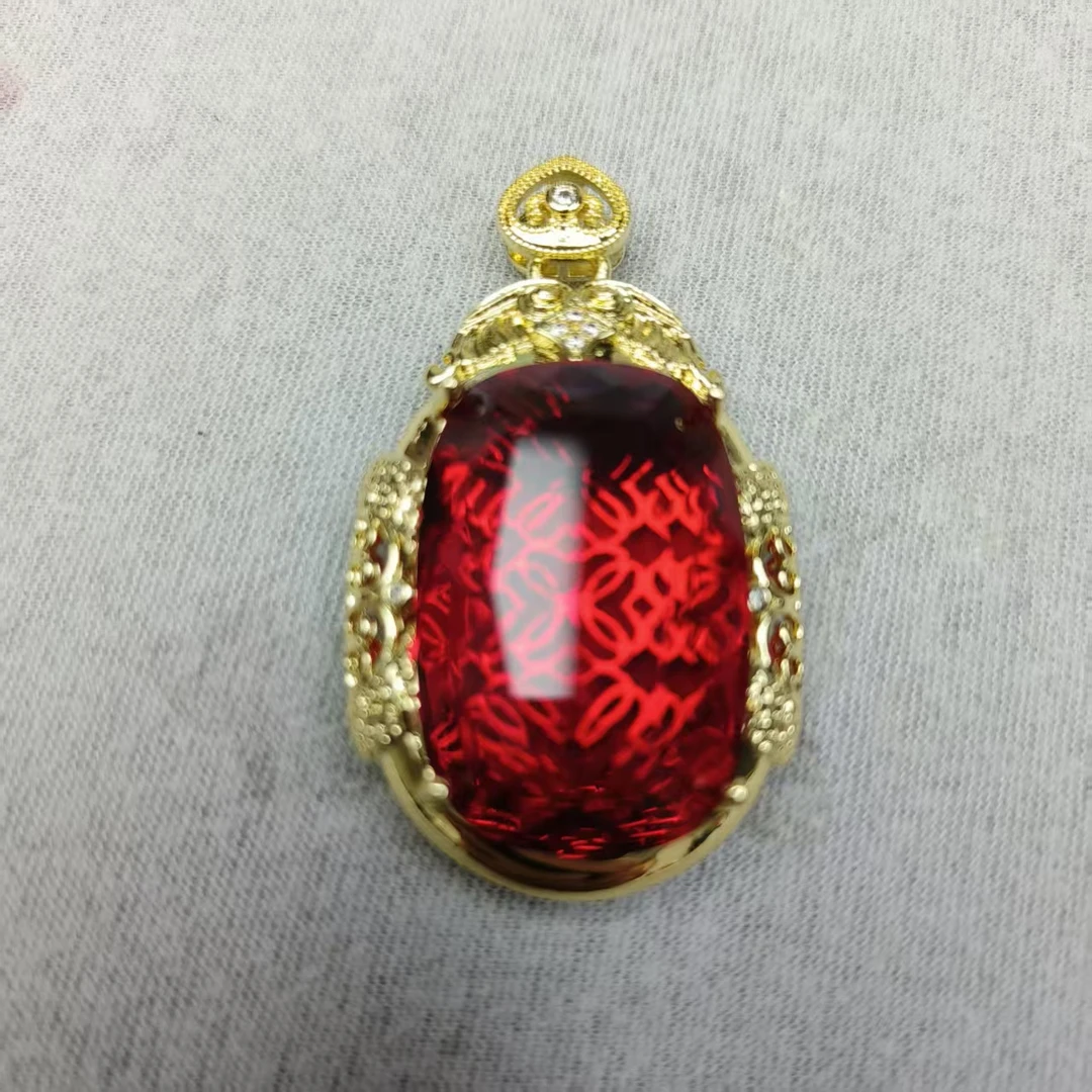 缅甸鸽血红吊坠DZ1786