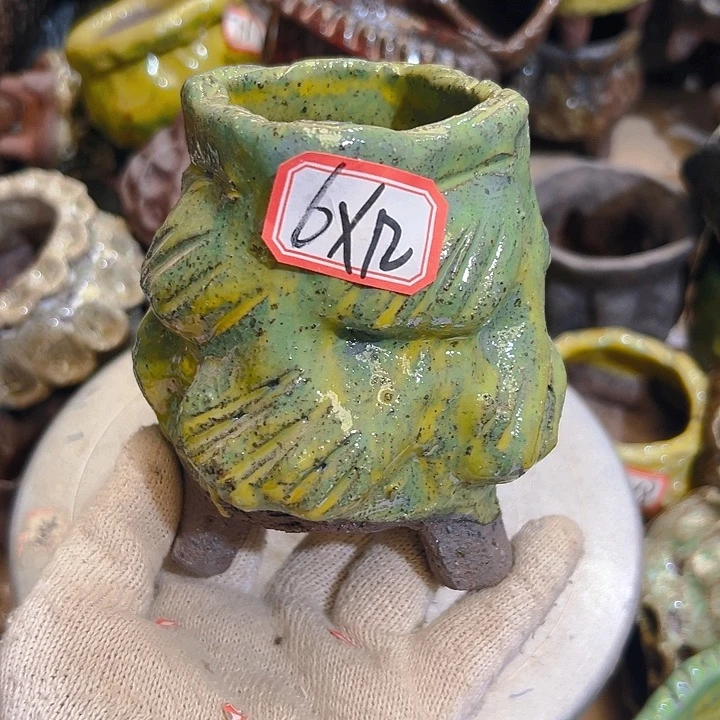 粗陶花盆手工花盆制作