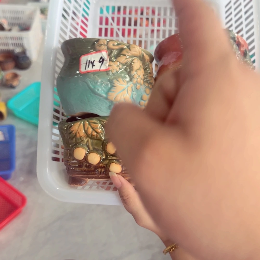 紫砂花盆粗陶粗陶