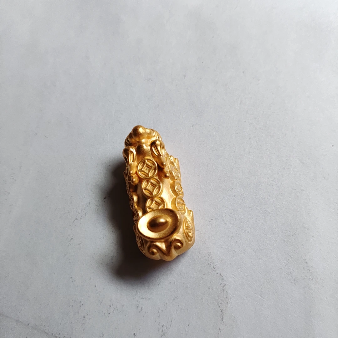 金元宝足金999貔貅珠子首饰