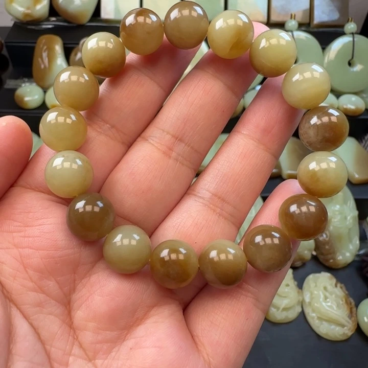 和田玉未镶嵌套链