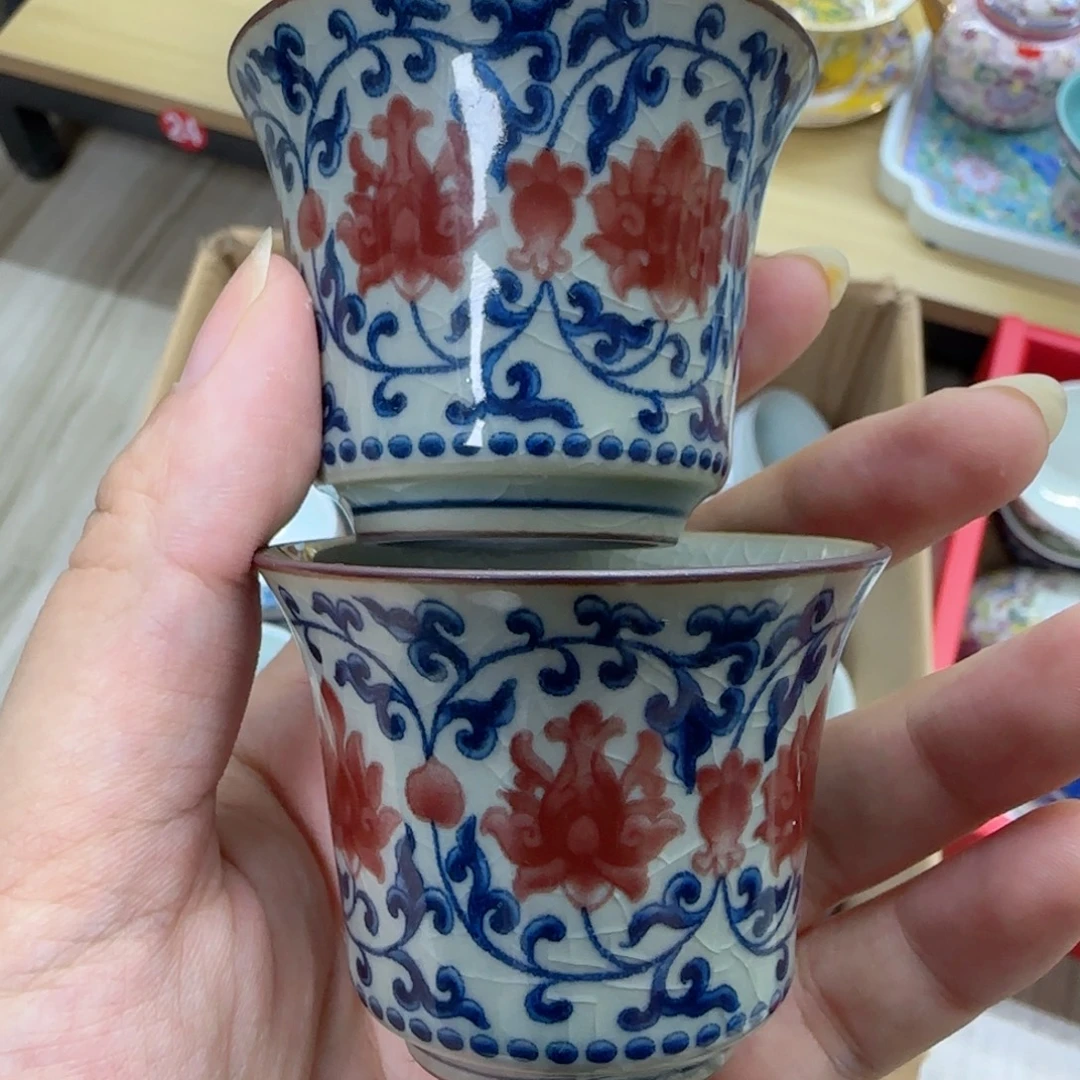 客杯2只景德镇福利