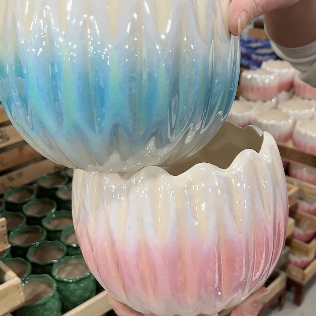 【闪购商品】陶瓷陶瓷多肉植物花盆